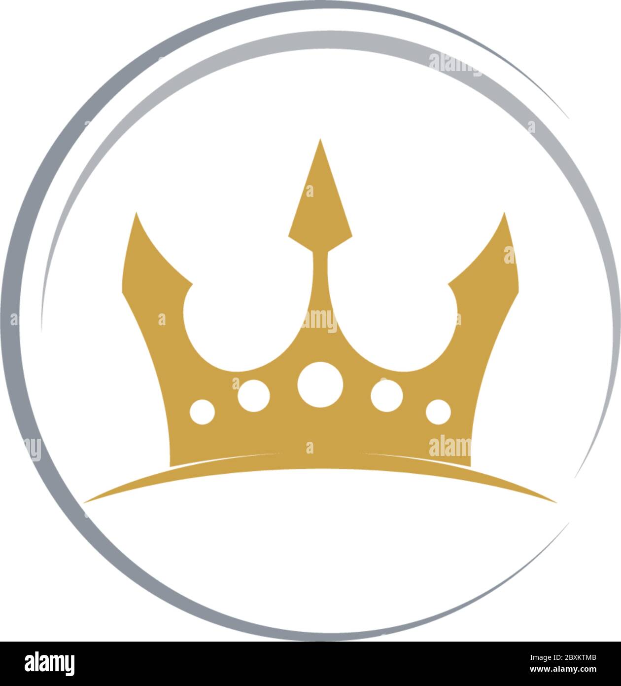 Crown Concept Logo Icon Design Template Stock Vector Image & Art - Alamy