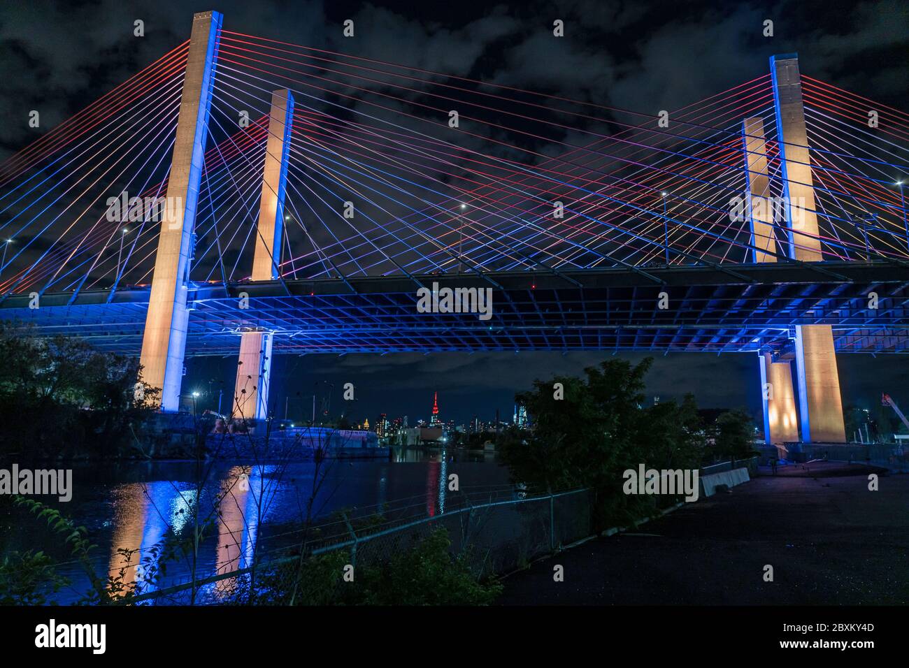 The Kosciuszko Bridge, New York City Stock Photo Alamy
