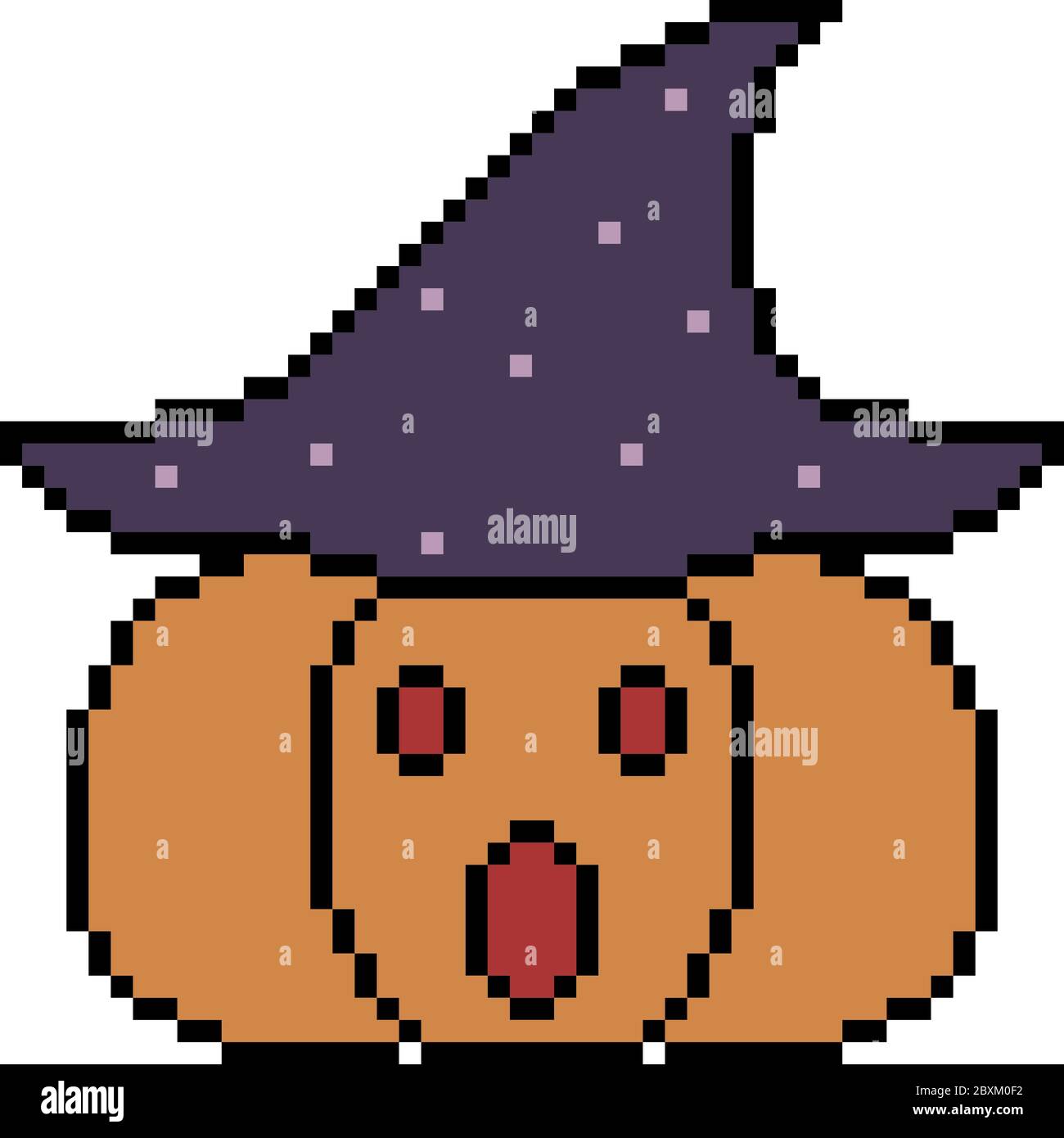 Pixel art pumpkin hi-res stock photography and images - Alamy