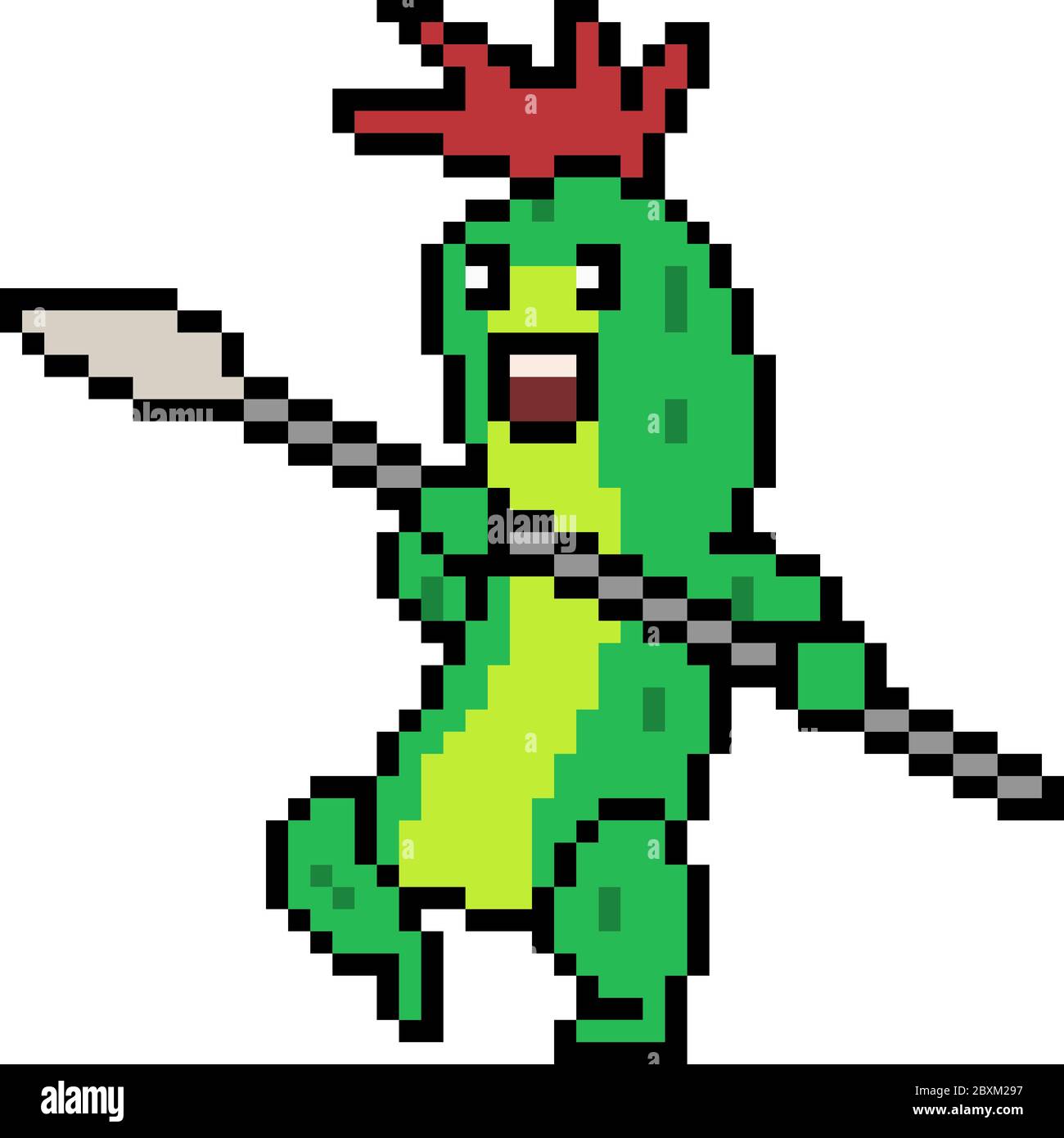vector pixel art monster isolated Stock Vector Image & Art - Alamy