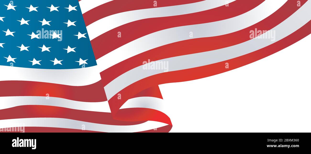 United State Of America flag isolated vector Stock Vector Image & Art ...