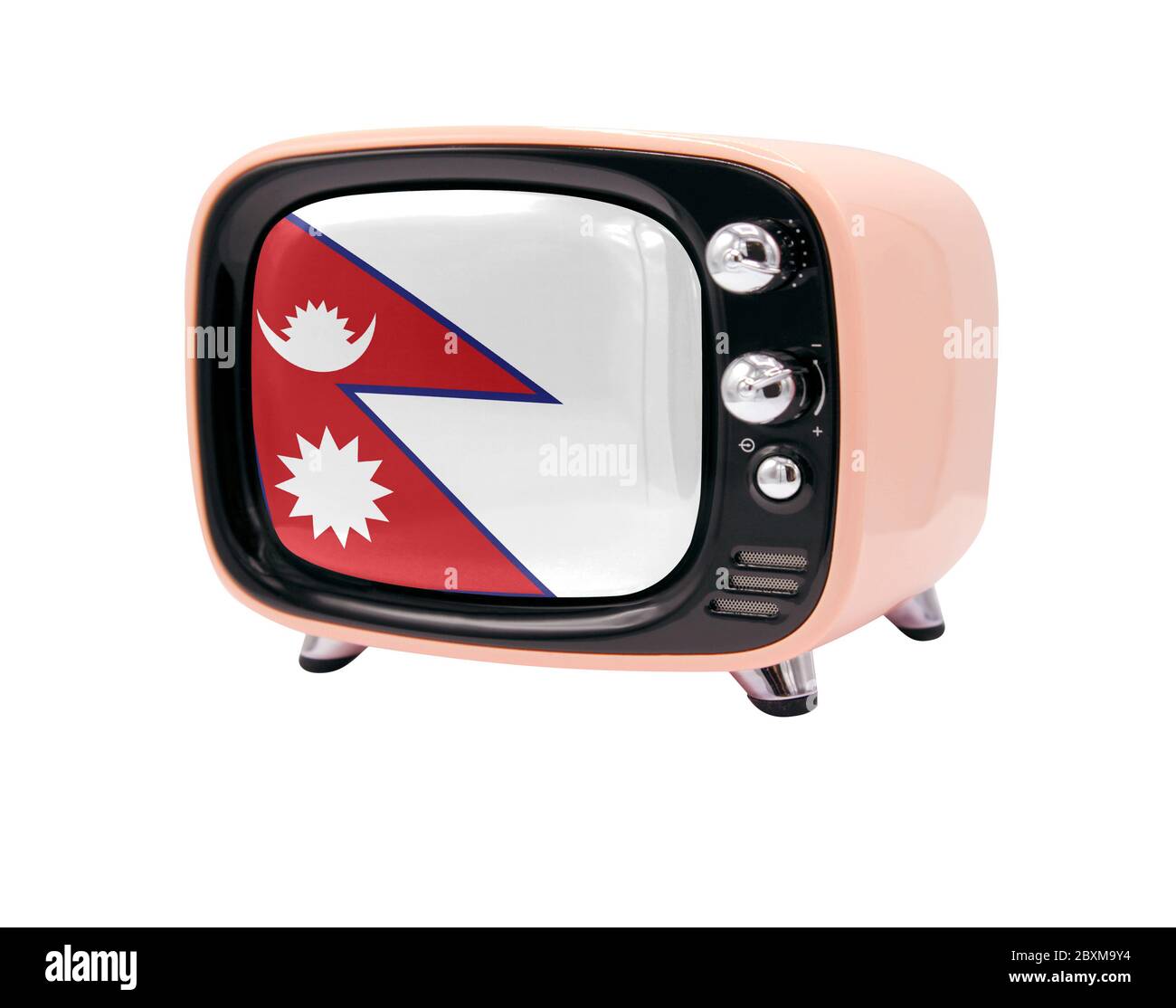 The Retro Old Tv Is Isolated Against A White Background With The Flag Of Nepal Stock Photo Alamy The Retro Old Tv Is Isolated Against A White Background With The Flag Of Nepal Stock Photo Alamy