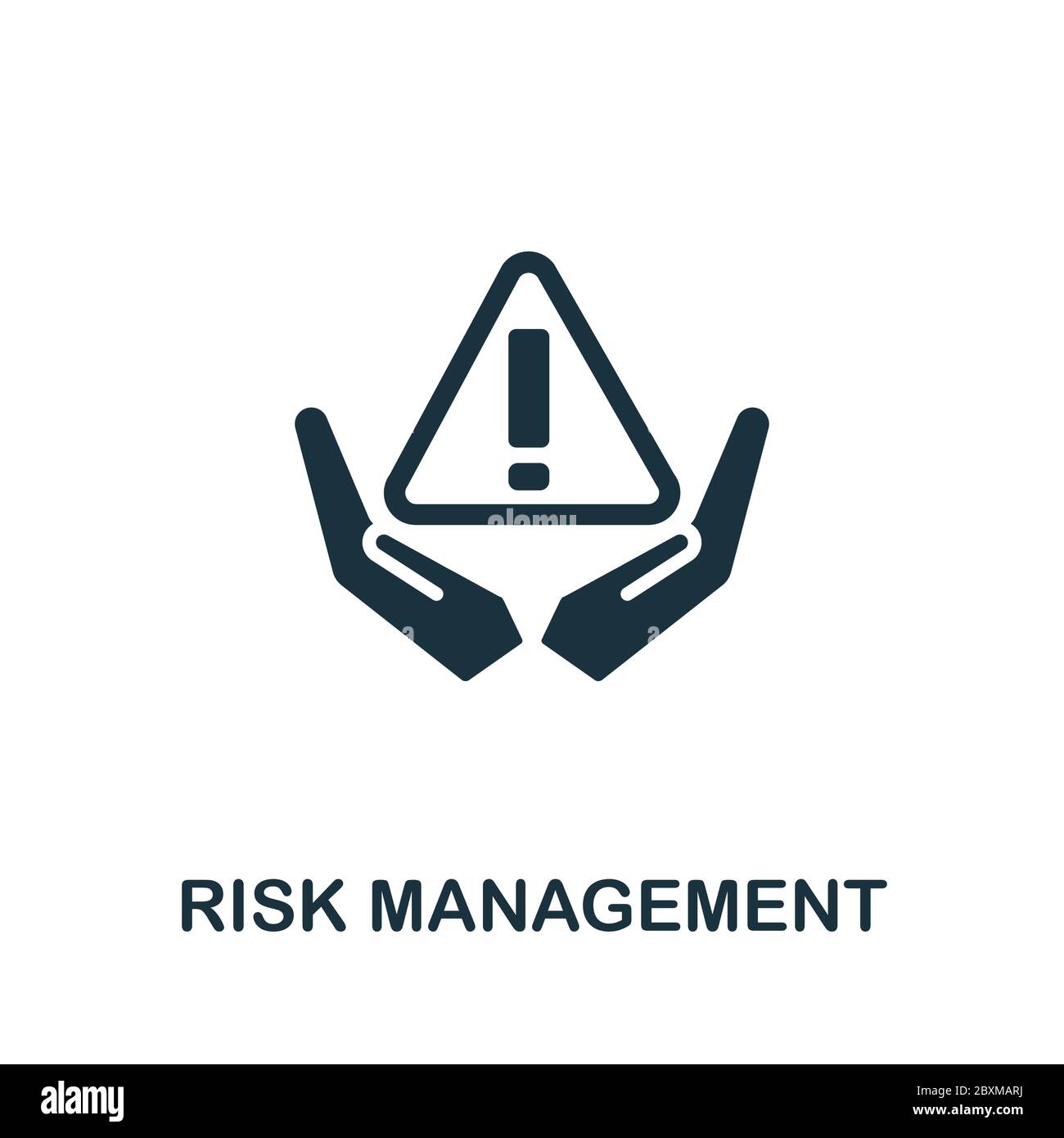 Risk Management icon. Simple element from business organization