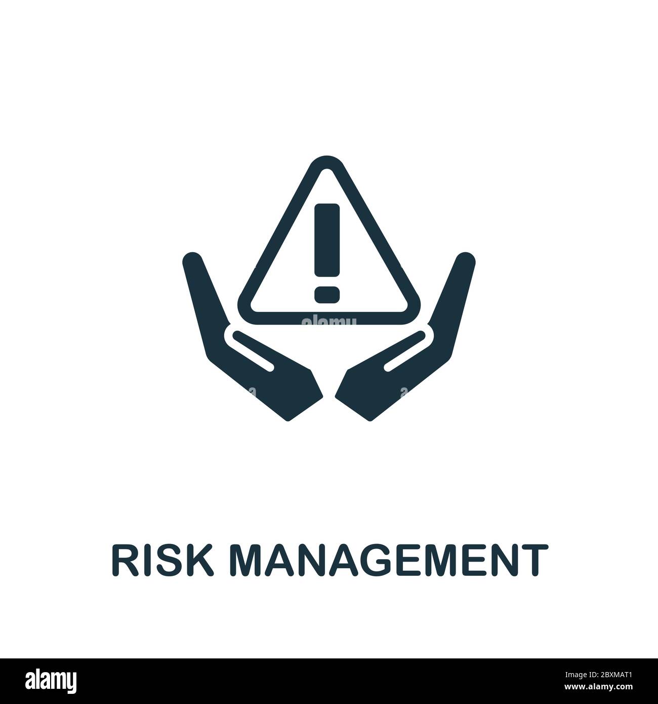 Risk Management icon. Simple element from business organization