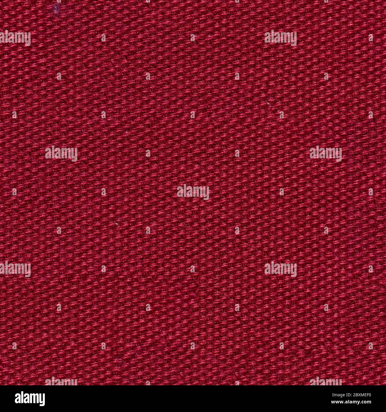Awesome dark red textile background for interior. Seamless square texture. Stock Photo