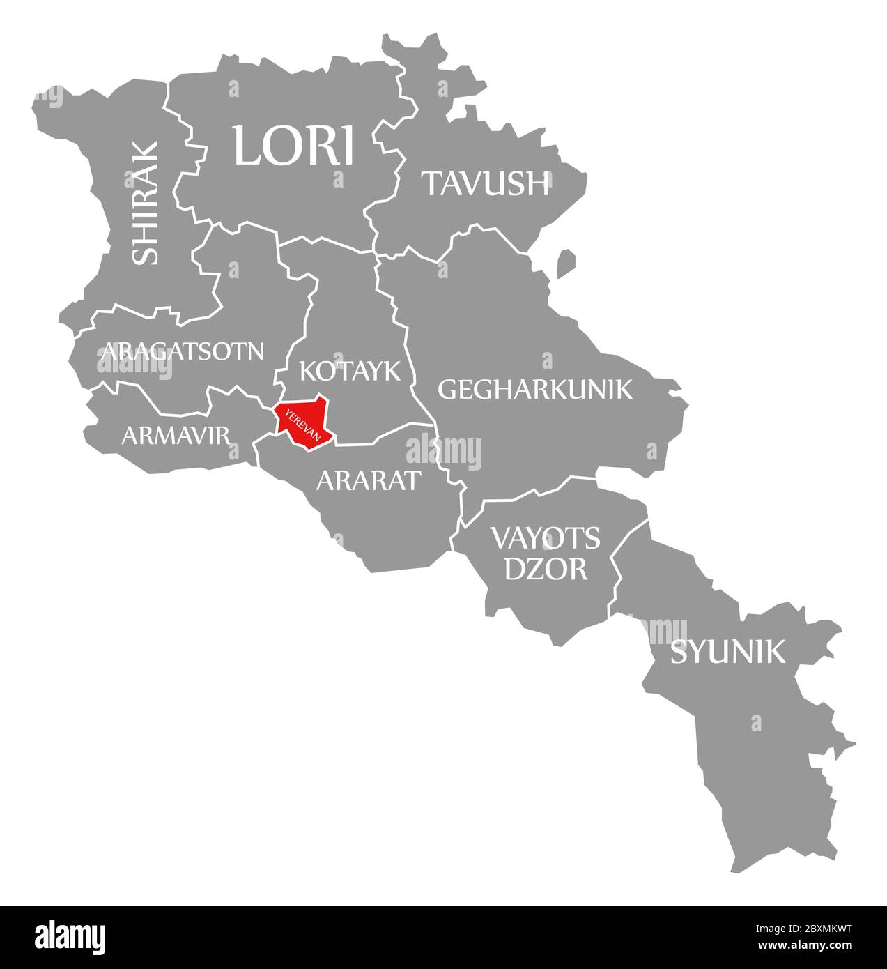 Map of yerevan hi-res stock photography and images - Alamy