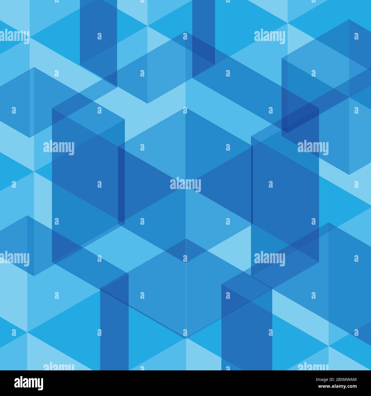 Abstract blue geometric polygon background compose by triangle shape ...