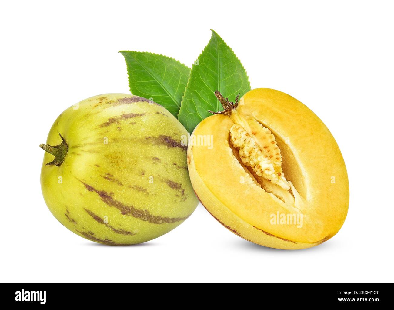 pepino melon isolated on a white background Stock Photo