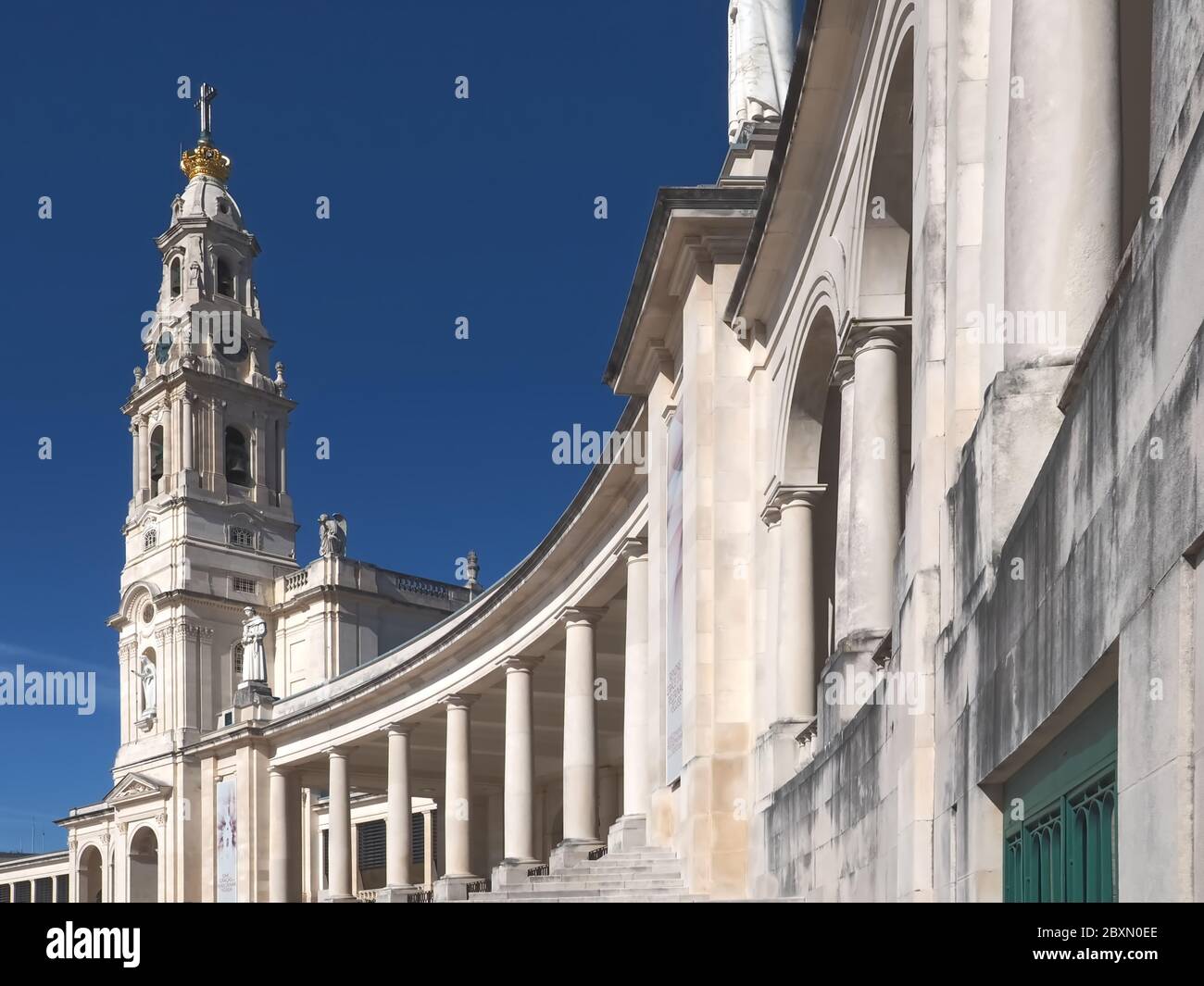 Church of Fatima in the Centro region of Portugal Stock Photo