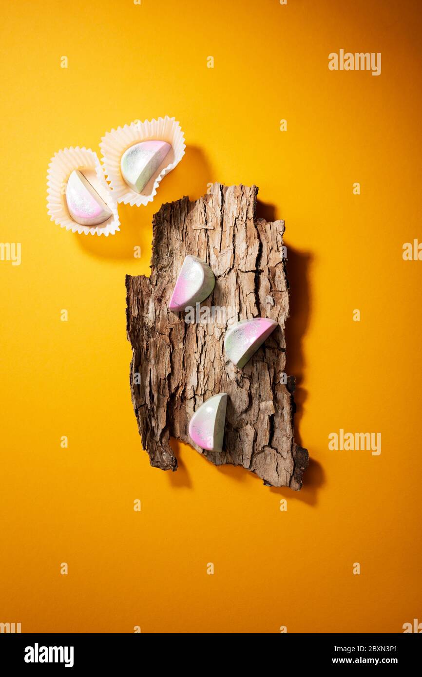 Luxury chocolate candies set on bright surface Stock Photo - Alamy