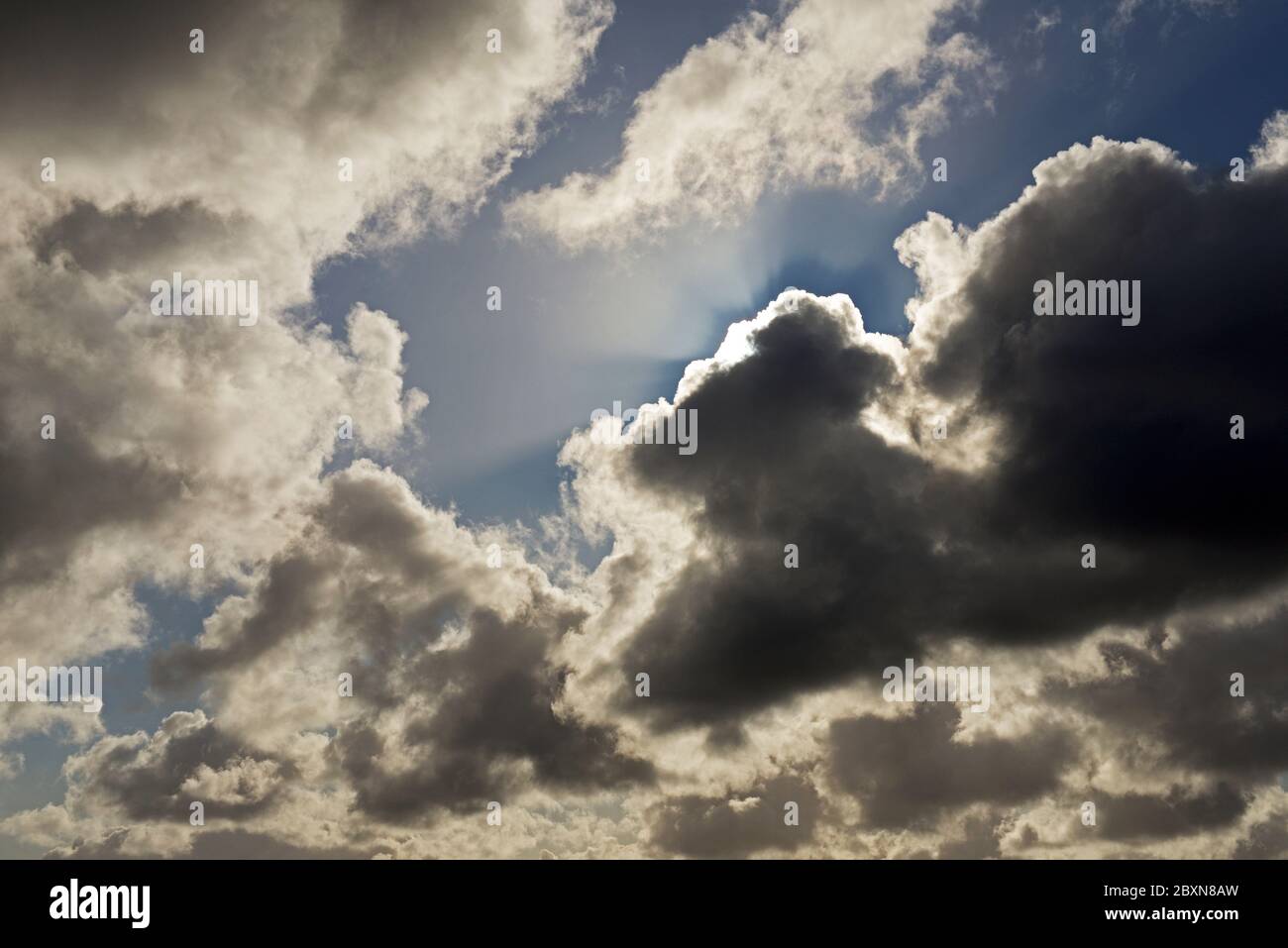 Every cloud has a silver lining Stock Photo - Alamy