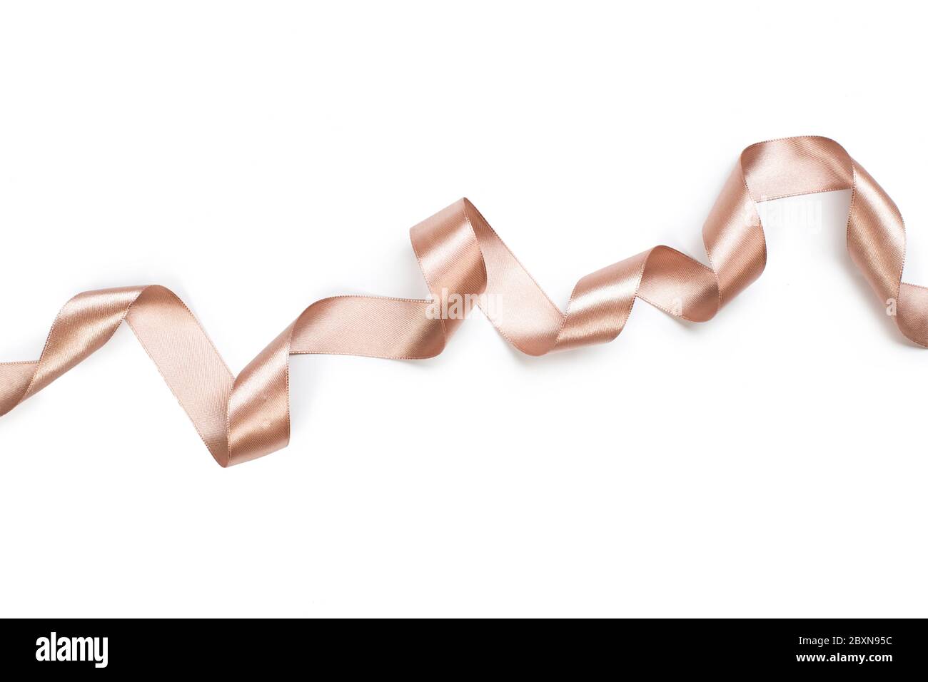 satin ribbon isolated on white background Stock Photo - Alamy