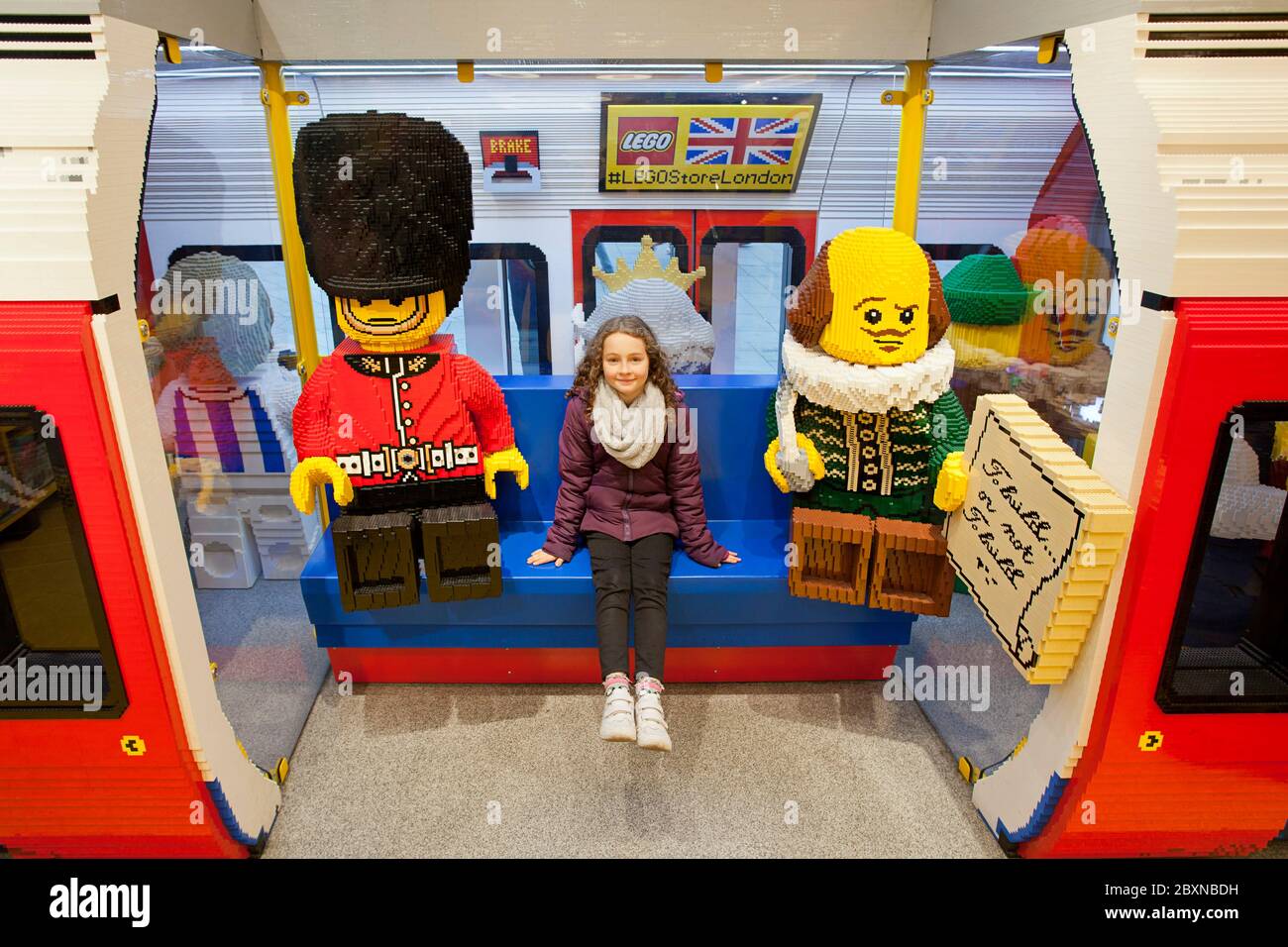 LEGO Store Leicester Square Stock Photo