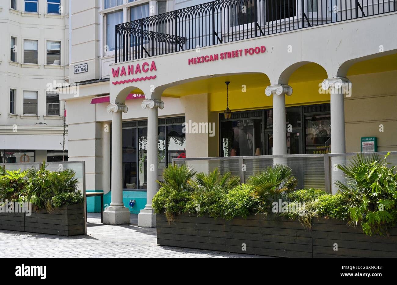 Wahaca Mexican Street Food restaurant in New Raod Brighton UK Stock Photo