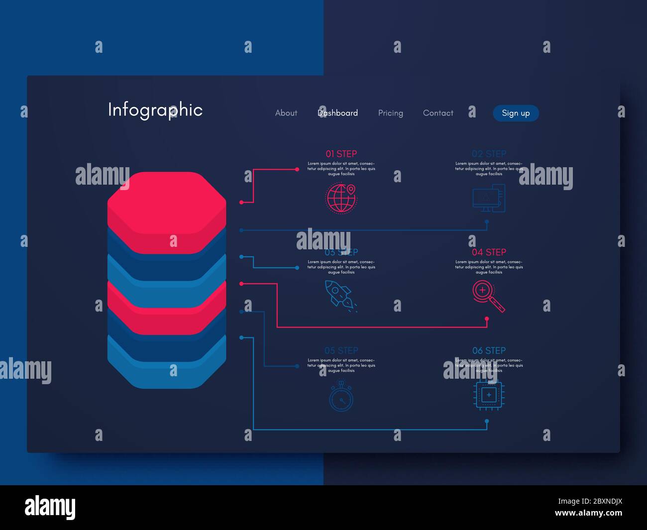 Software Workflow Infographic Vector graphic infographics. Template for creating mobile applications ...