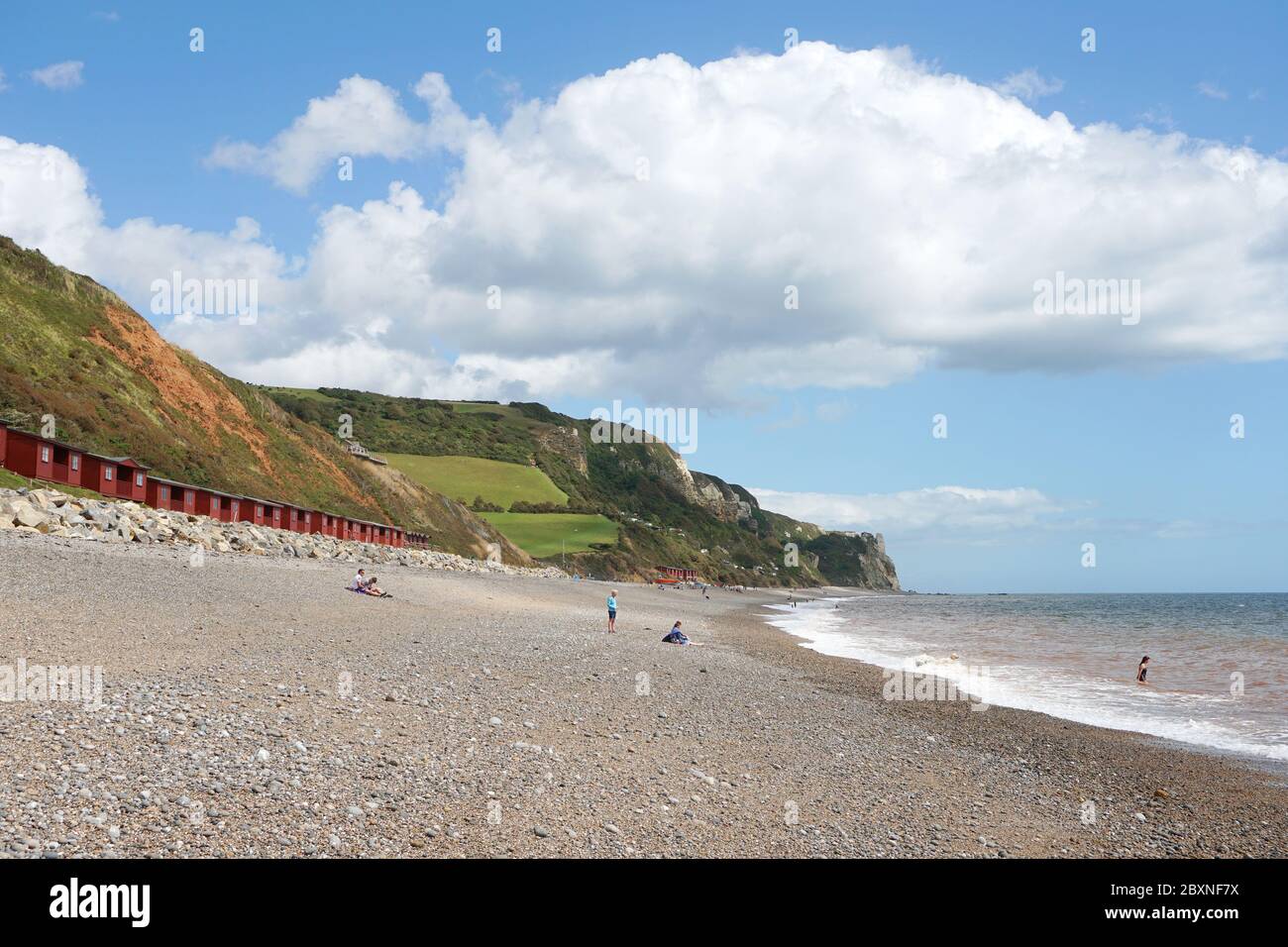 Branscombe beach Dorset Stock Photo