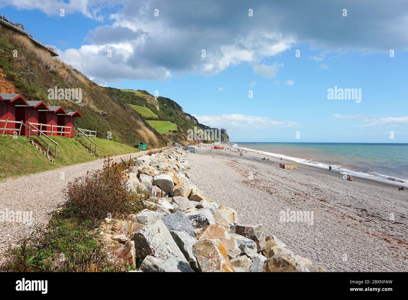 Branscombe beach Dorset Stock Photo