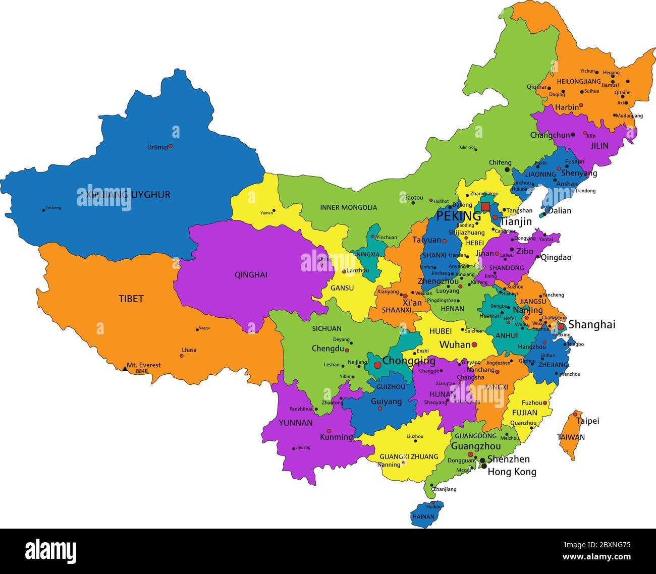 Mapa China