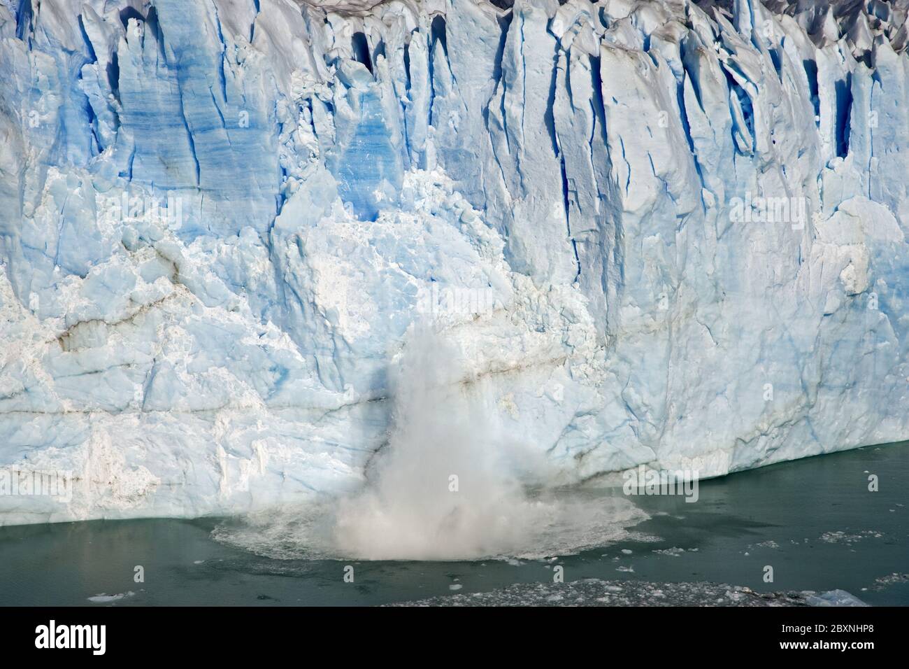 ice masses at glacier Perito Moreno, Patagonia Stock Photo