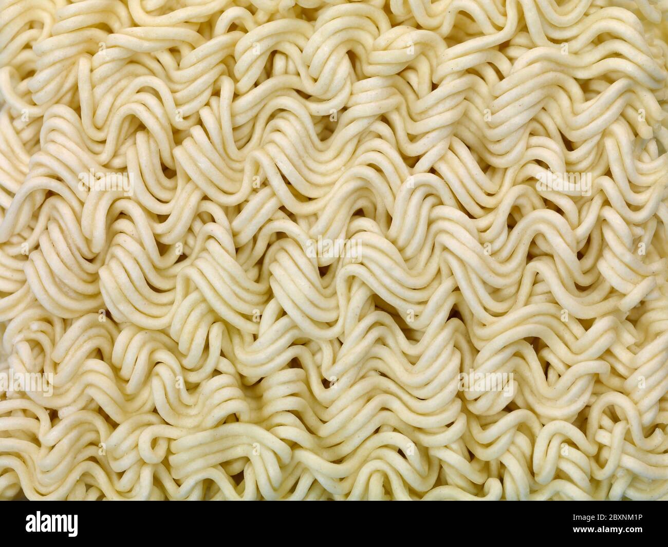 Dry instant noodles up close Stock Photo