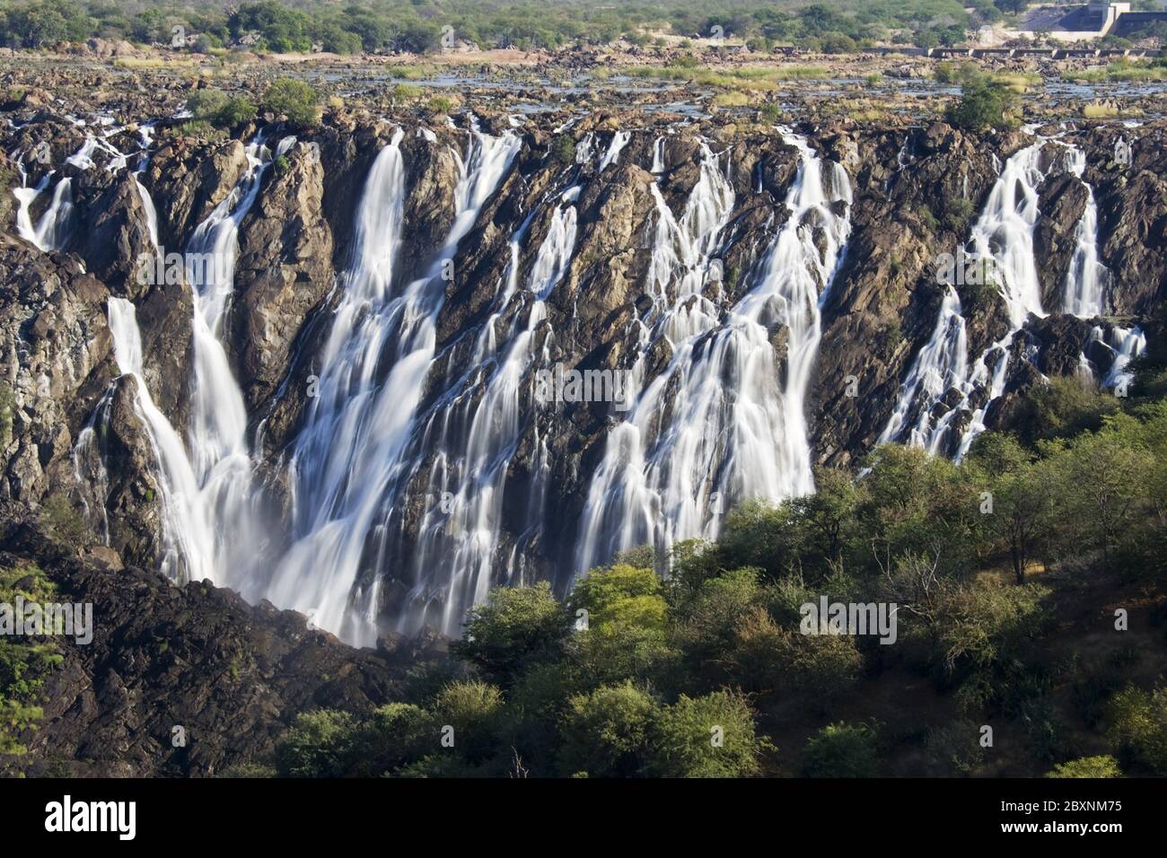 Ruacana Falls, Cunene River, Namibia, Africa Stock Photo