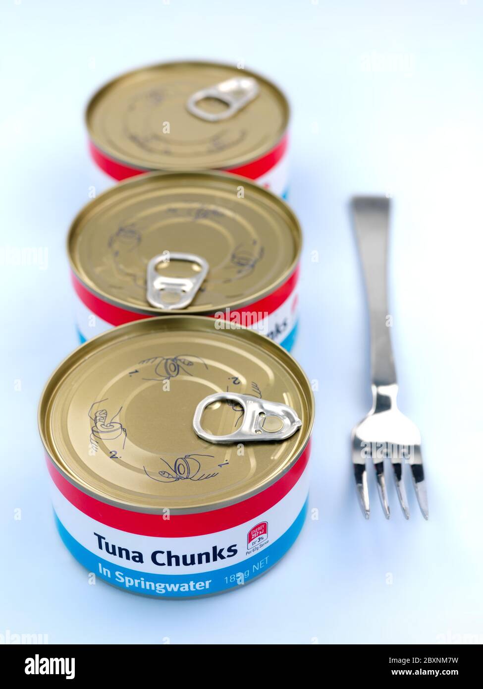 Can Canned Chunks Fish Food Tesco Tescos Tin Tinned Tuna