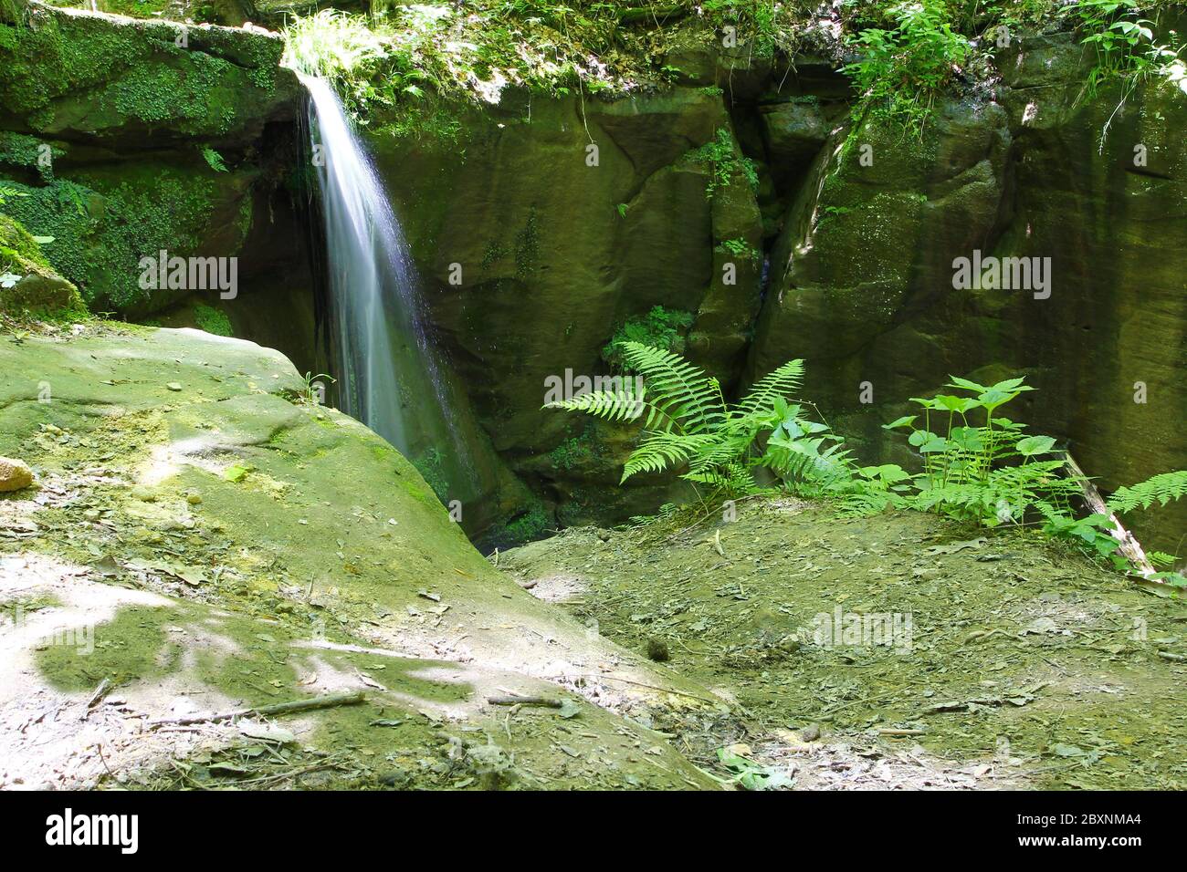 Little Lyons Falls, Mohican State Park, Ohio Stock Photo Alamy