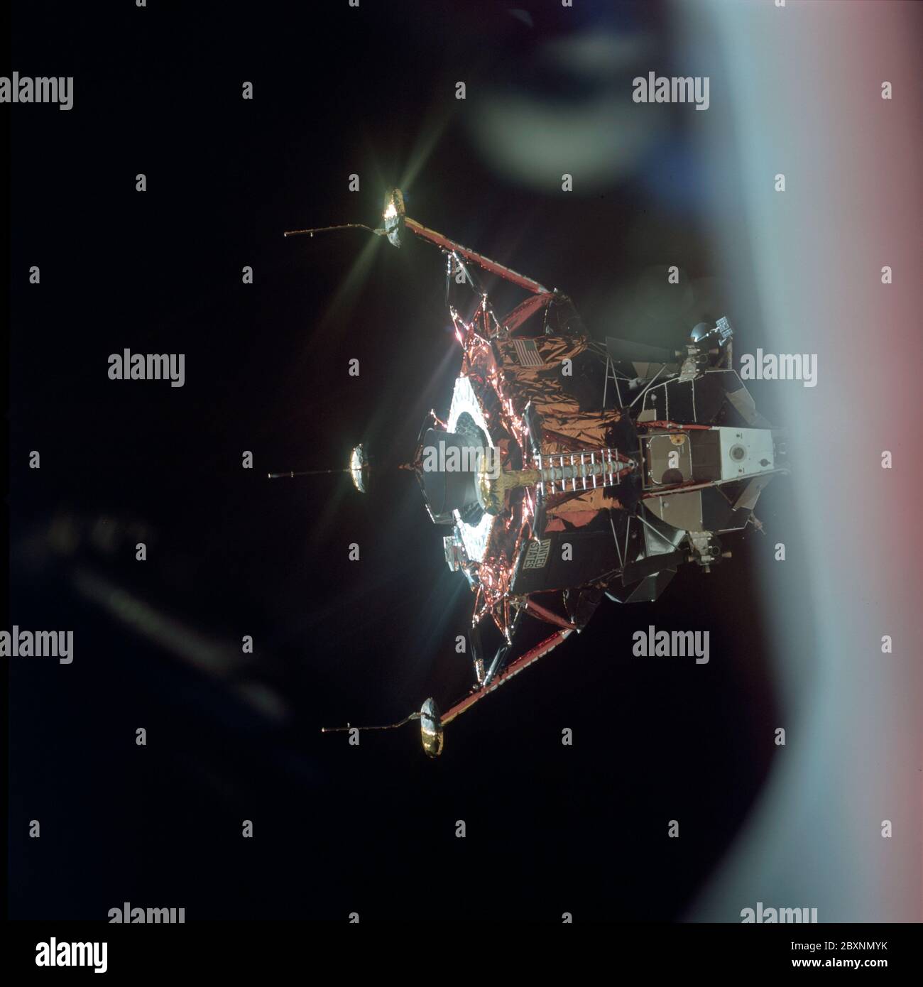 Apollo 11 lunar module command separation 100 hi-res stock photography ...