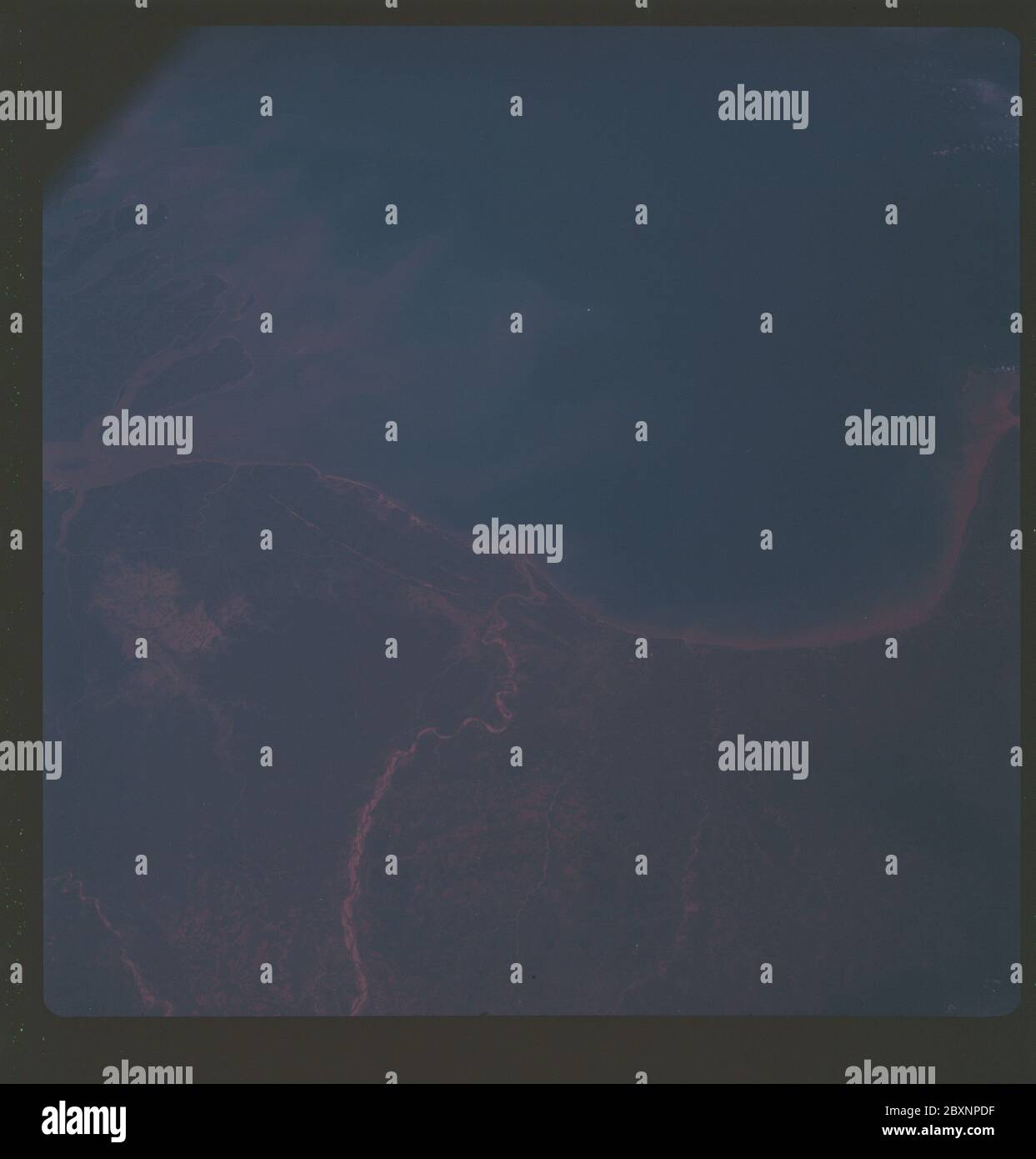 As07 06 1672 Apollo 7 Apollo 7 Mission India Scope And Content The Original Database Describes This As Description Apollo 7 India Hooghly River Mouth Underexposed Original Film Magazine Was Labeled O Camera Data