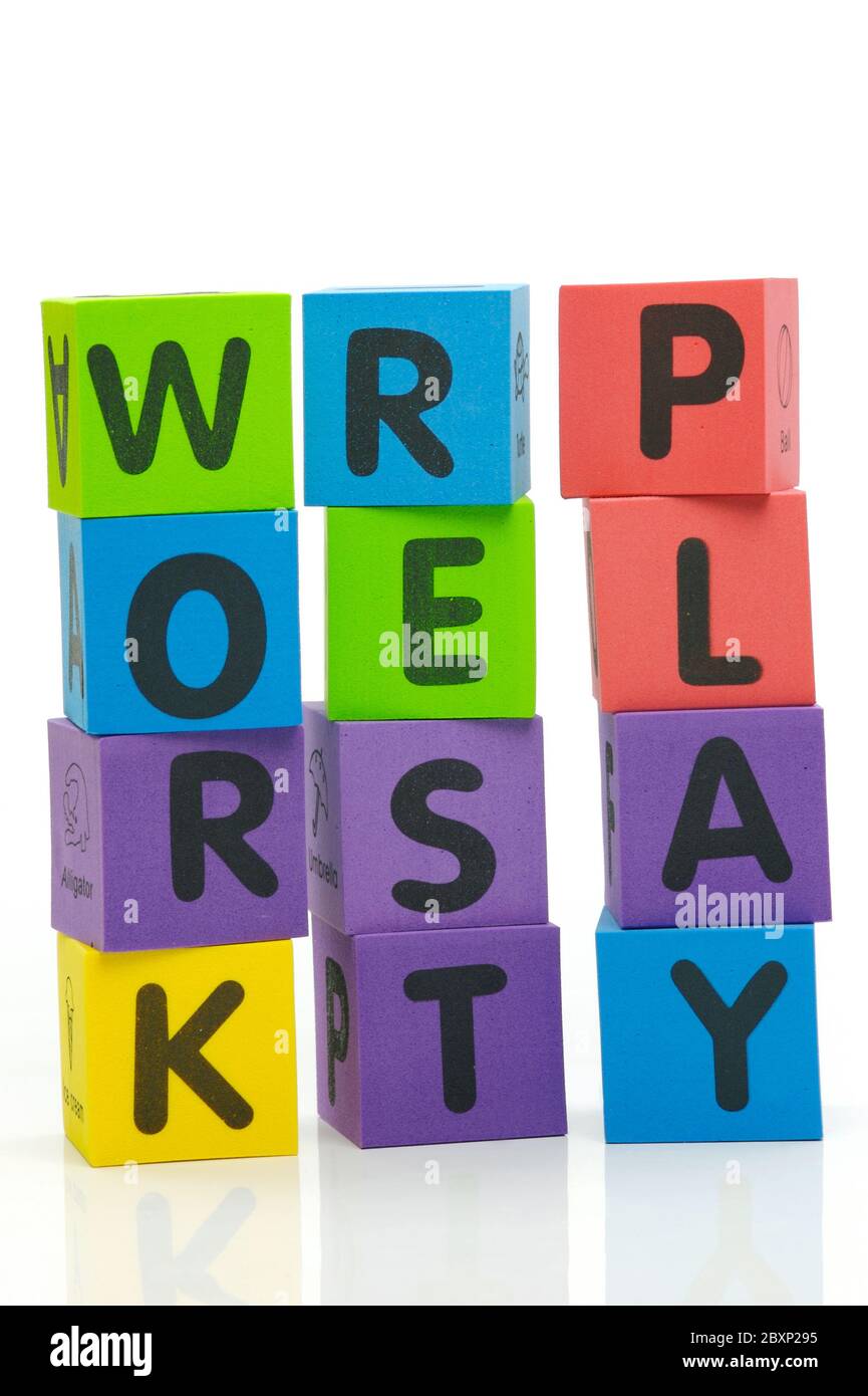 Work Rest Play Stock Photo Alamy