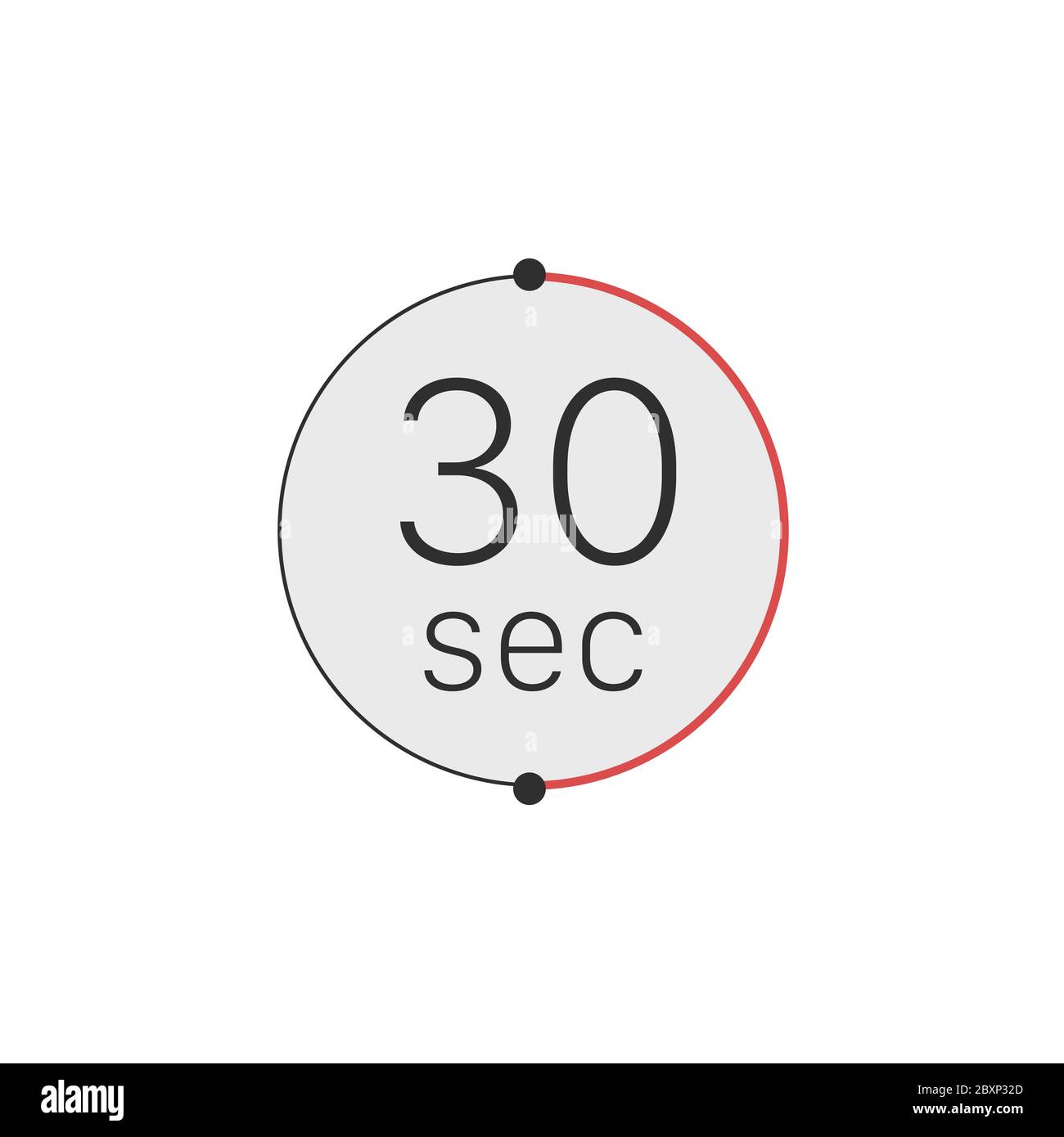 Stopwatch Timer Clock Showing Time Vector Stock Illustration - Download  Image Now - Second Clock Hand, Icon Symbol, Stopwatch - iStock