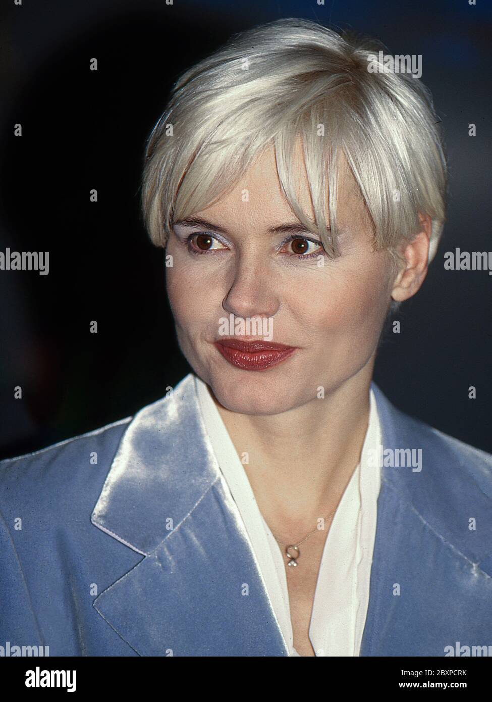 American actress and activist Geena Davis in London 1996 Stock Photo