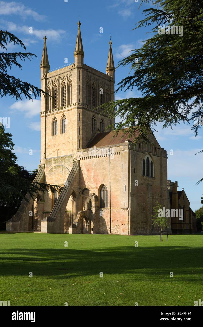 Pershore Abbey, Pershore, Worcestershire, England, United Kingdom, Europe Stock Photo