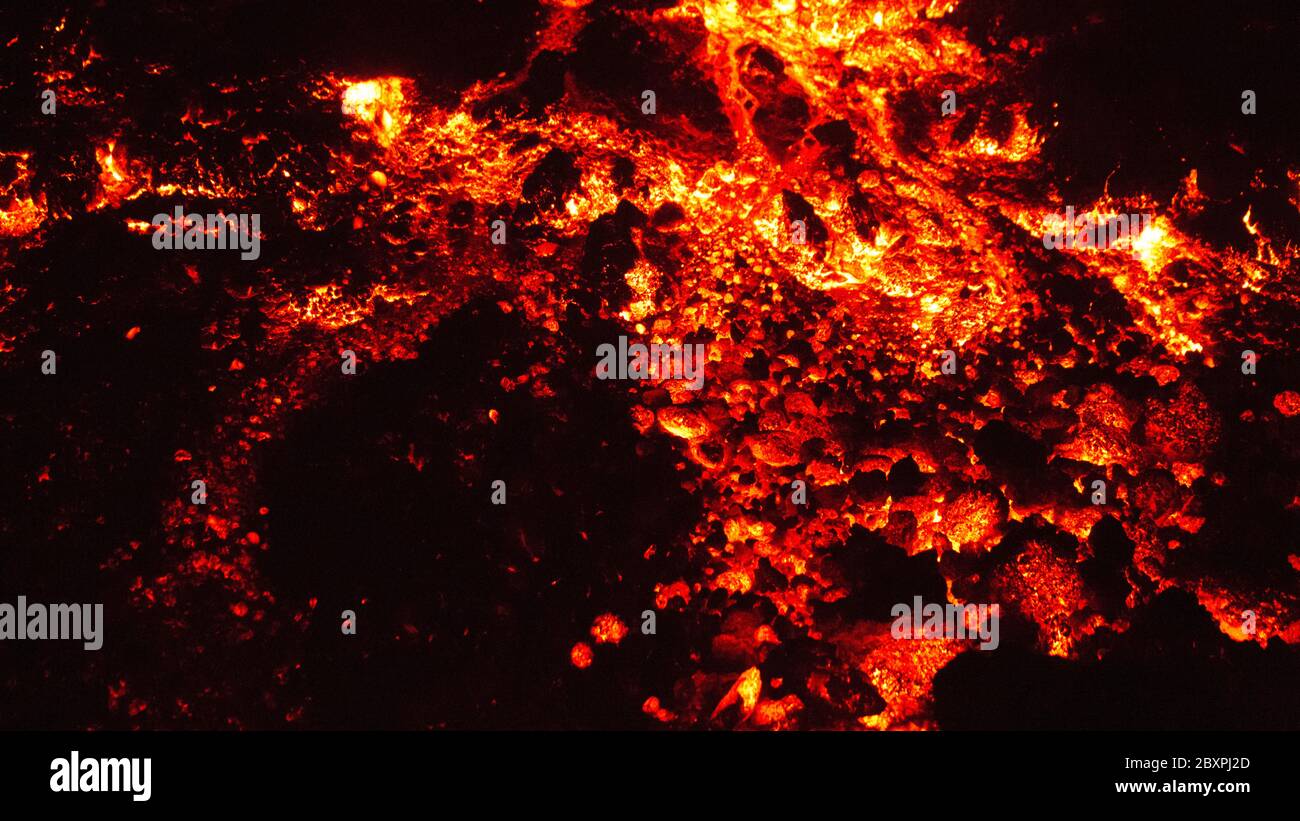 Lava flow on Etna volcano in Sicily Stock Photo - Alamy