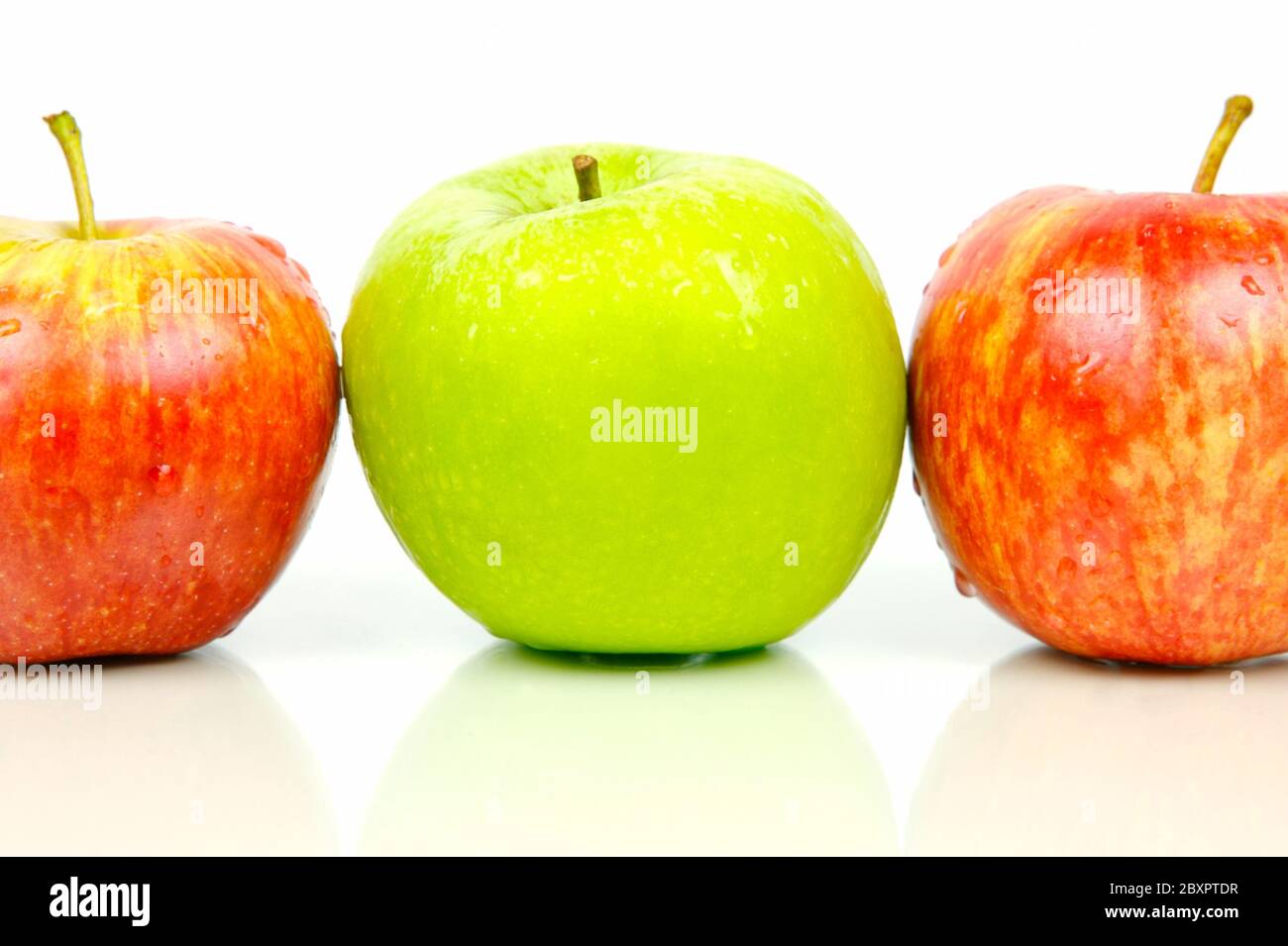 Red and green apples Stock Photo - Alamy