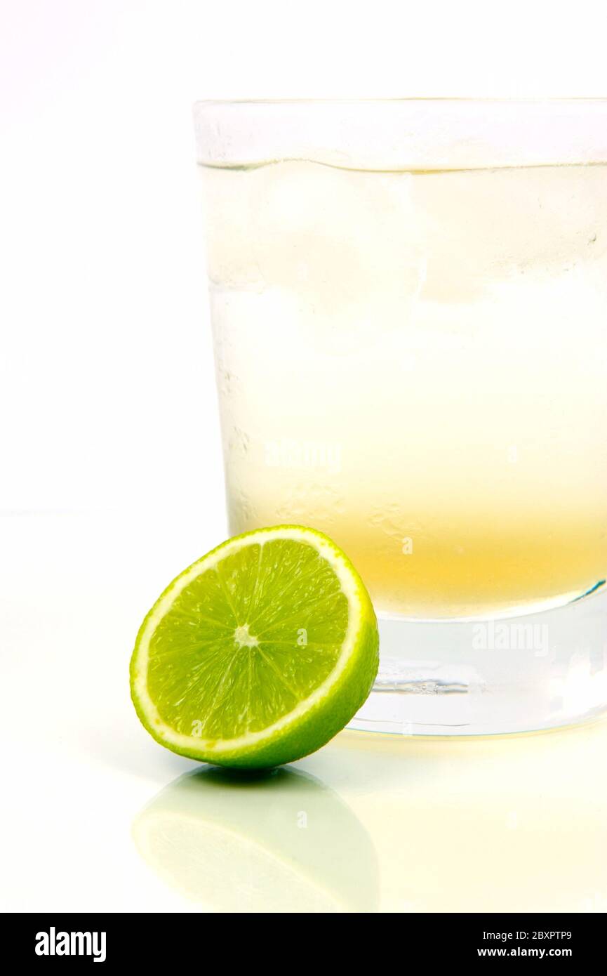 A lemon lime and bitters drink Stock Photo Alamy