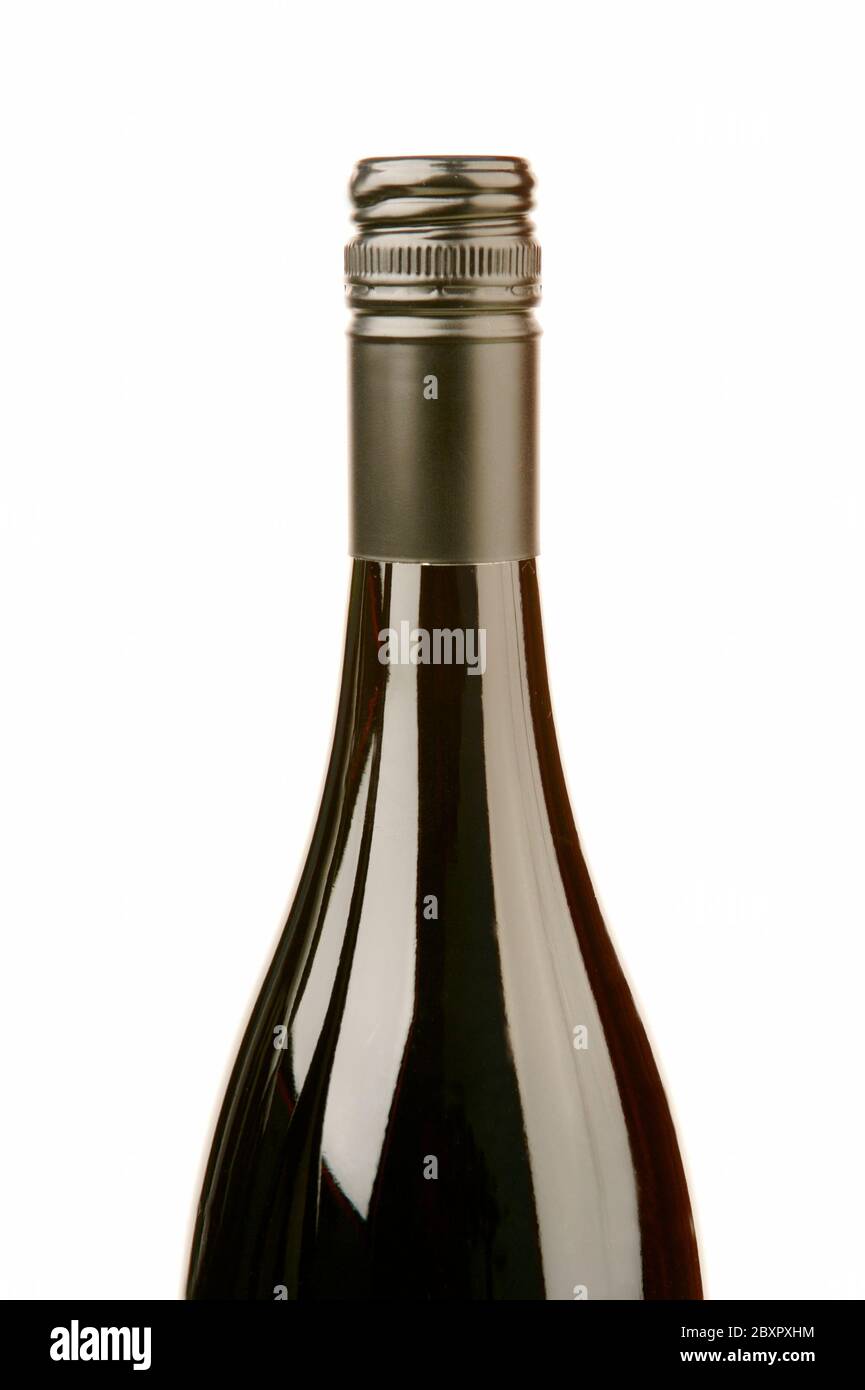 Bottles of red and white wine Stock Photo Alamy