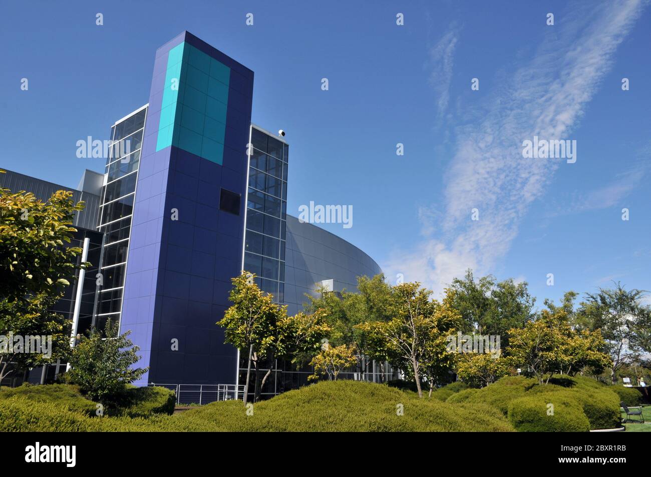 The Googleplex, headquarters of the Google tech company, in Mountain