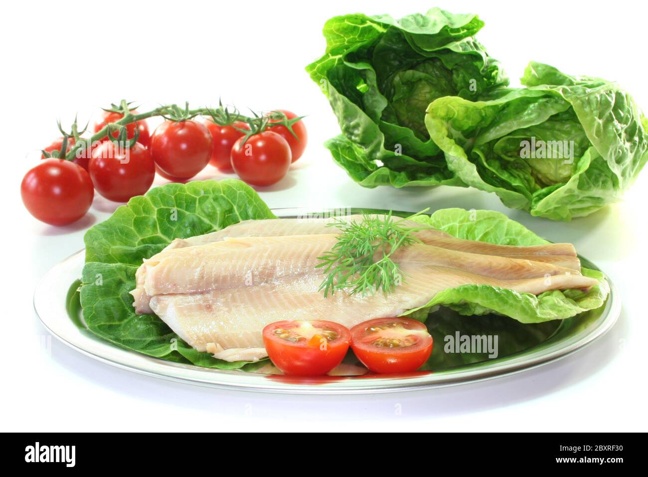 Trout fillet Stock Photo