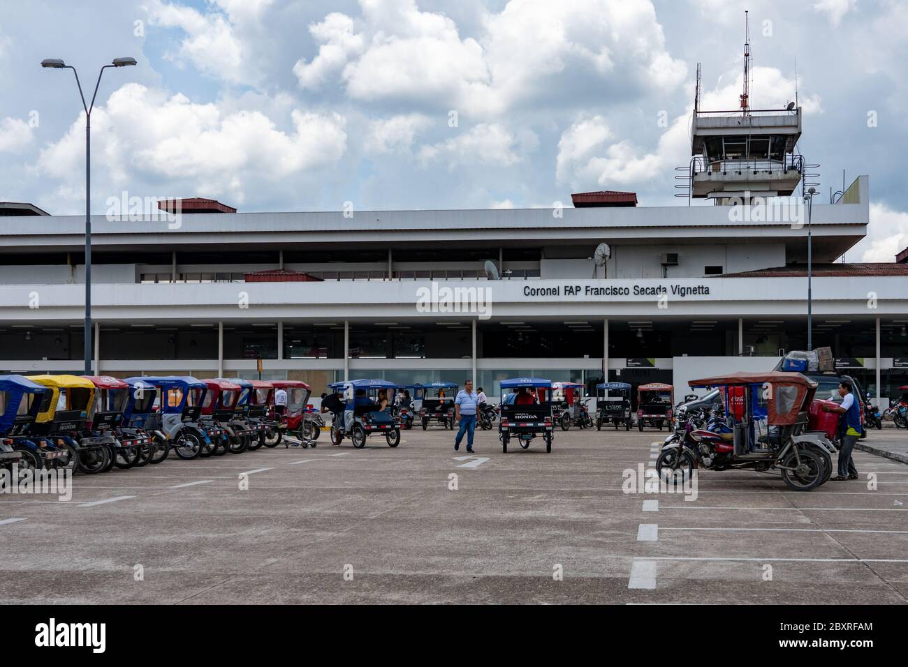 Iquitos Airport - Gateway to the Peruvian Amazon Stock Photo