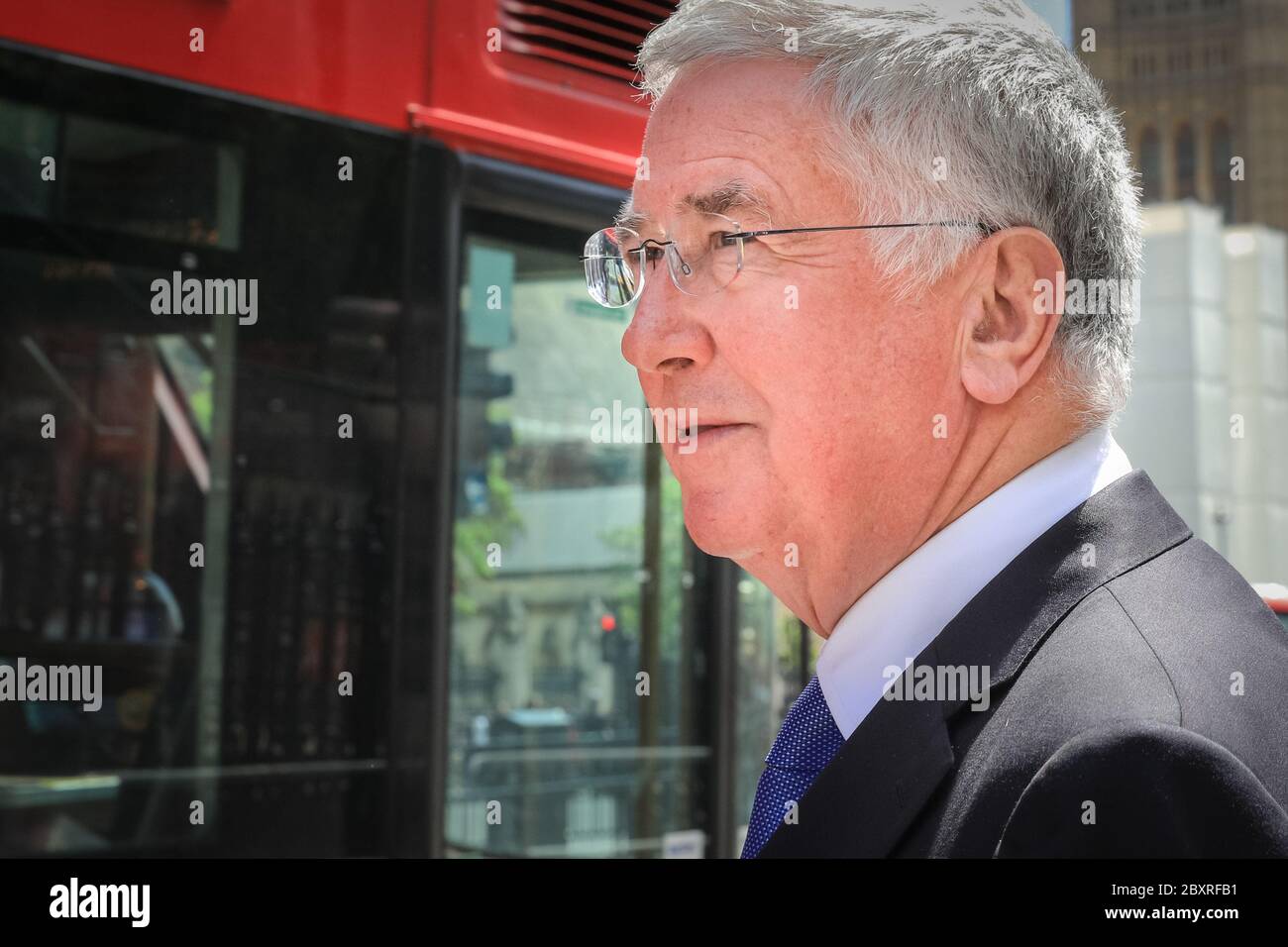 Sir Michael Fallon,  Former Defence Secretary, Conservative Party politician, MP for Sevenoaks, in Westminster Stock Photo
