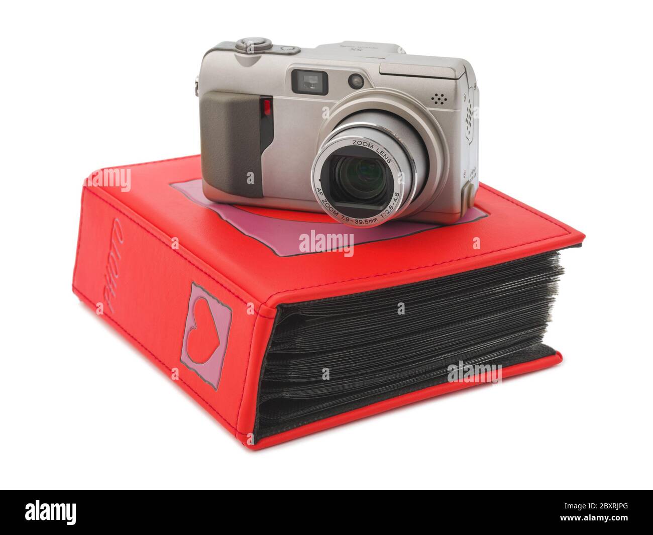 Camera and photo album Stock Photo Alamy