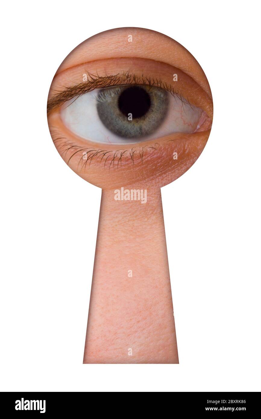 Person door eye hole hires stock photography and images Alamy