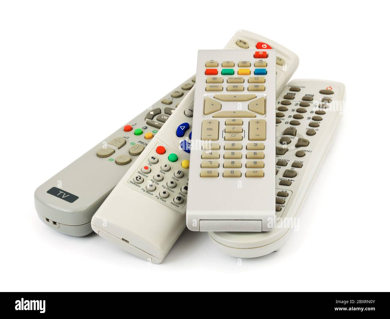 TV remote controls Stock Photo Alamy