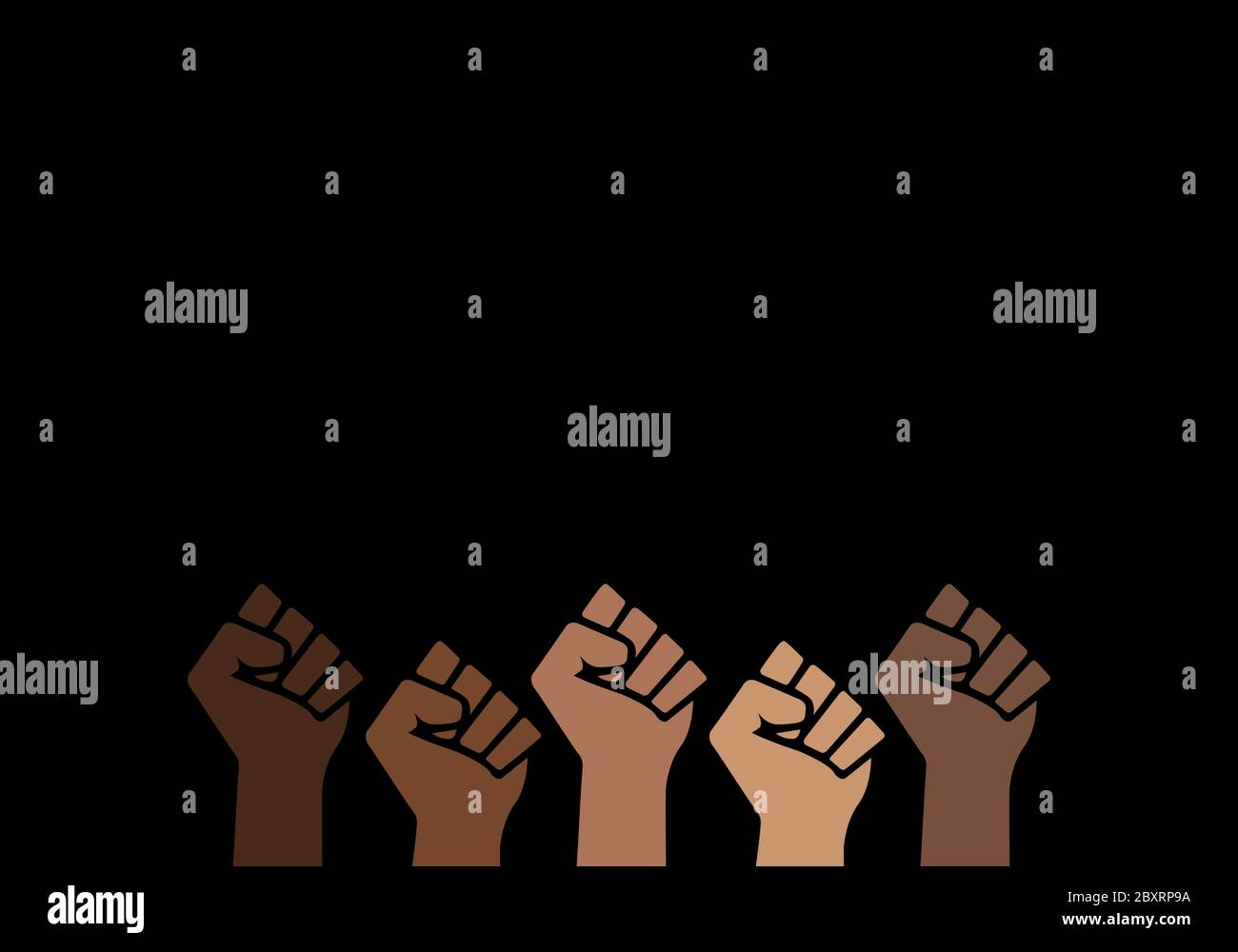 Black history month fist hi-res stock photography and images - Alamy