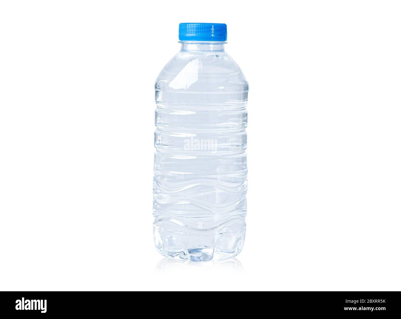 Plastic water bottle isolated on white background with clipping path ...
