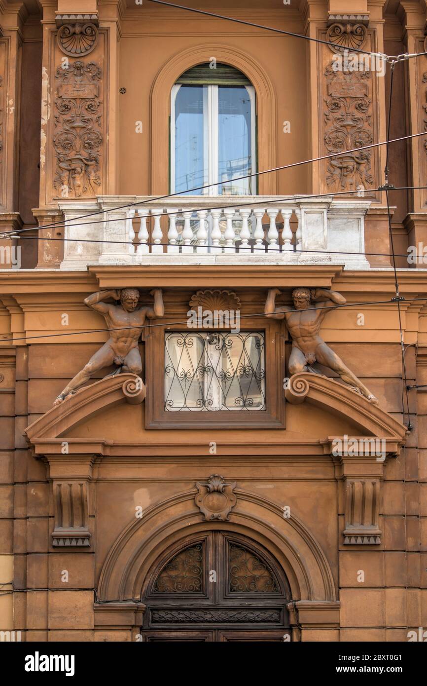 Architectural foreshortening in Rome, Italy Stock Photo Alamy