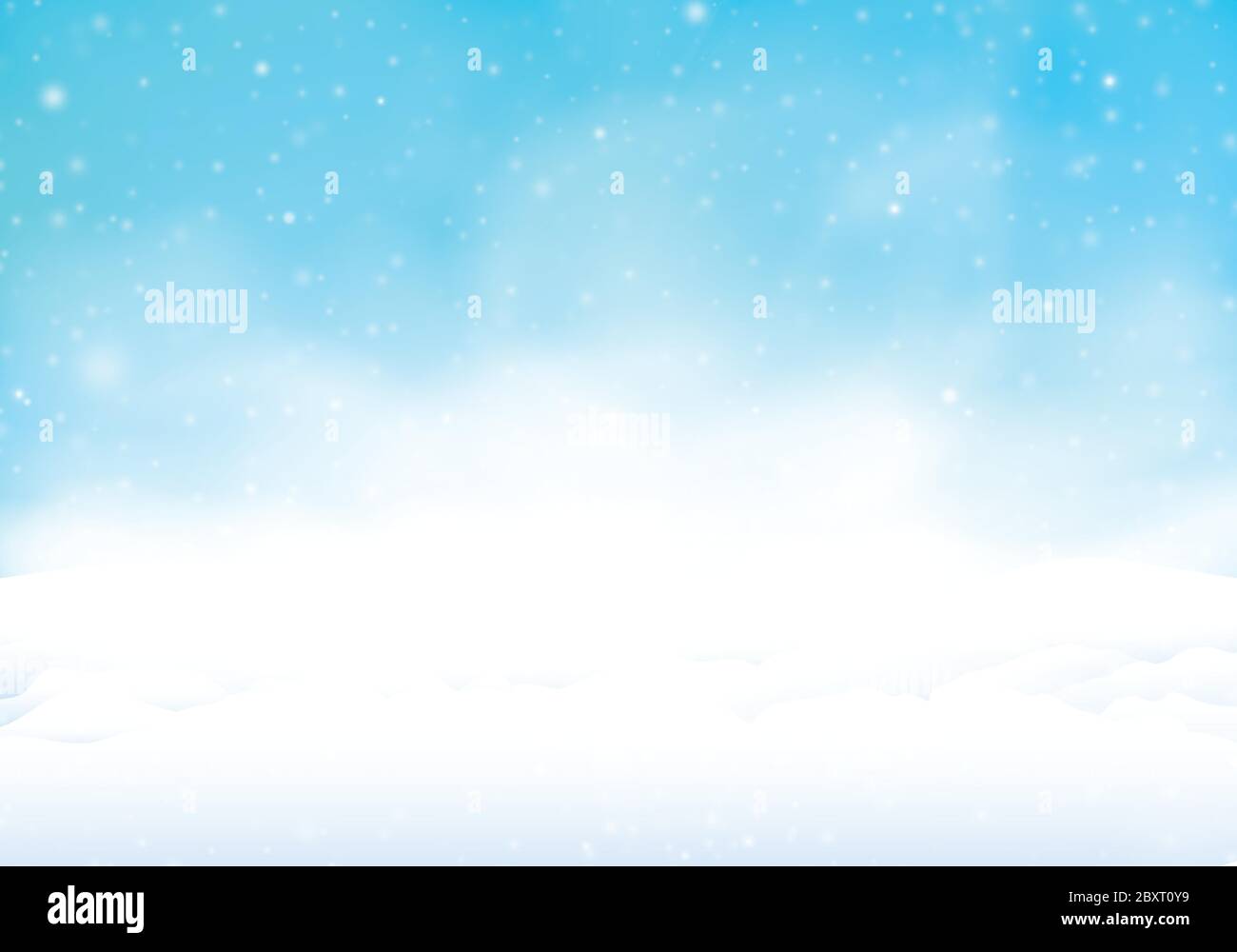 Winter background with snowstorm. Stock Vector