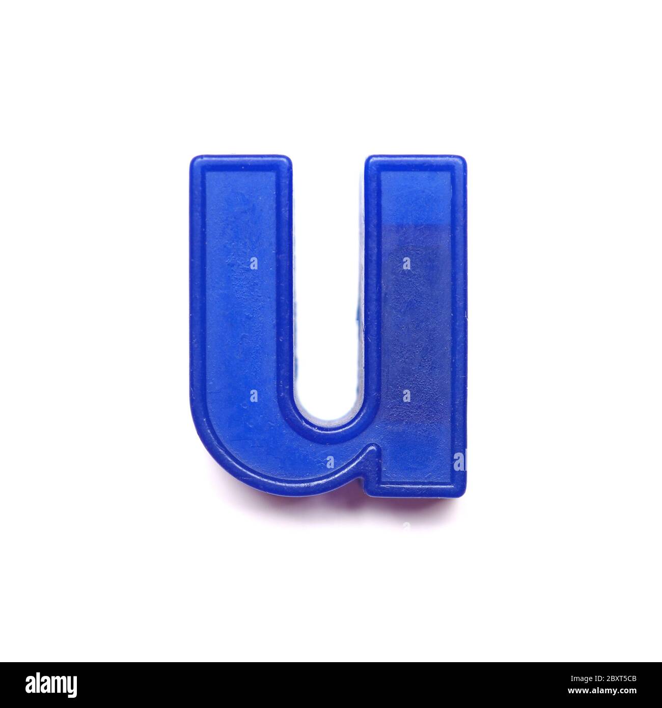 Magnetic lowercase letter U of the British alphabet Stock Photo - Alamy