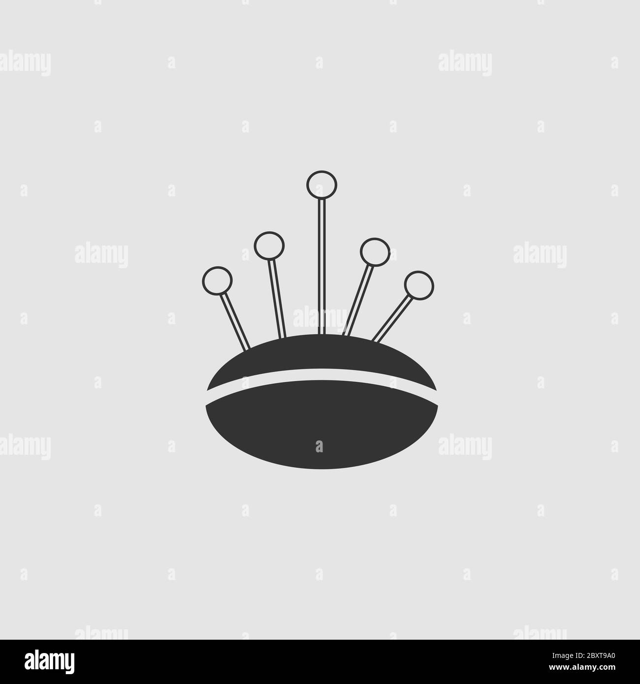 Sewing reels background Stock Vector Images - Alamy